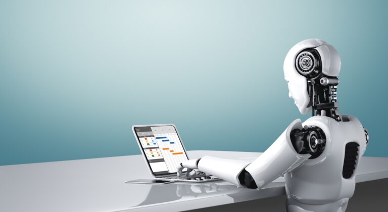 Ai agent robot achter een workforce management systeem